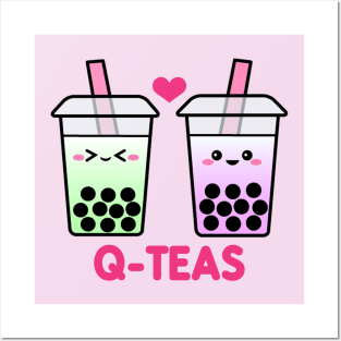 Q-Teas Boba Milk Tea Posters and Art